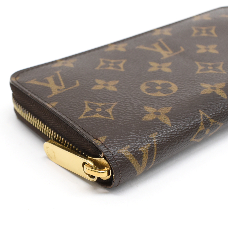 ルイヴィトン ジッピーウォレット 長財布 M60017 モノグラム キャンバス ブラウン LOUIS VUITTON_画像6