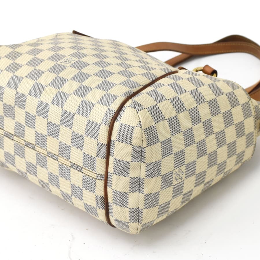 ルイヴィトン トータリーPM トート ショルダーバッグ N51261 ダミエアズール アイボリー LOUIS VUITTON Totally PM_画像5