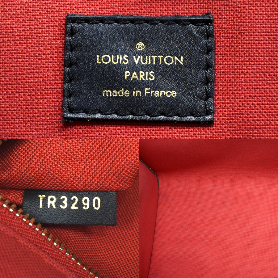 ルイヴィトン オンザゴーMM トートバッグ ショルダー M45321 ジャイアント モノグラム リバース ブラウン LOUIS VUITTON_画像9