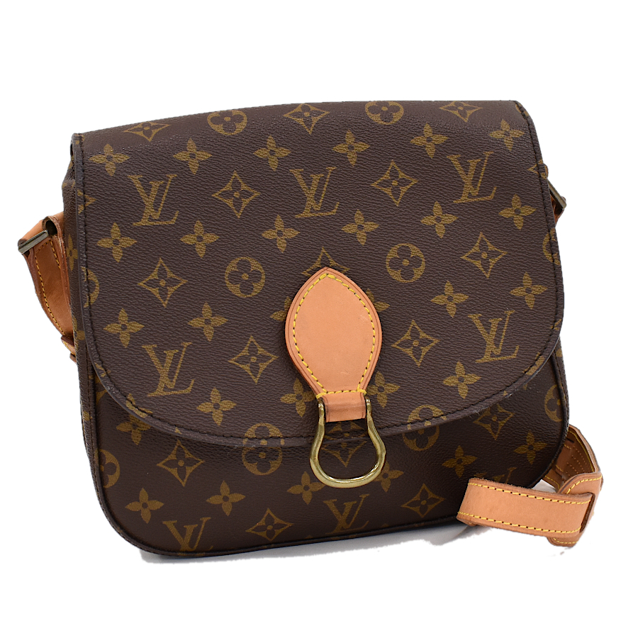 1点限定 ルイヴィトン サンクルーGM クロスボディ ショルダーバッグ M51242 モノグラム ブラウン LOUIS VUITTON_画像1