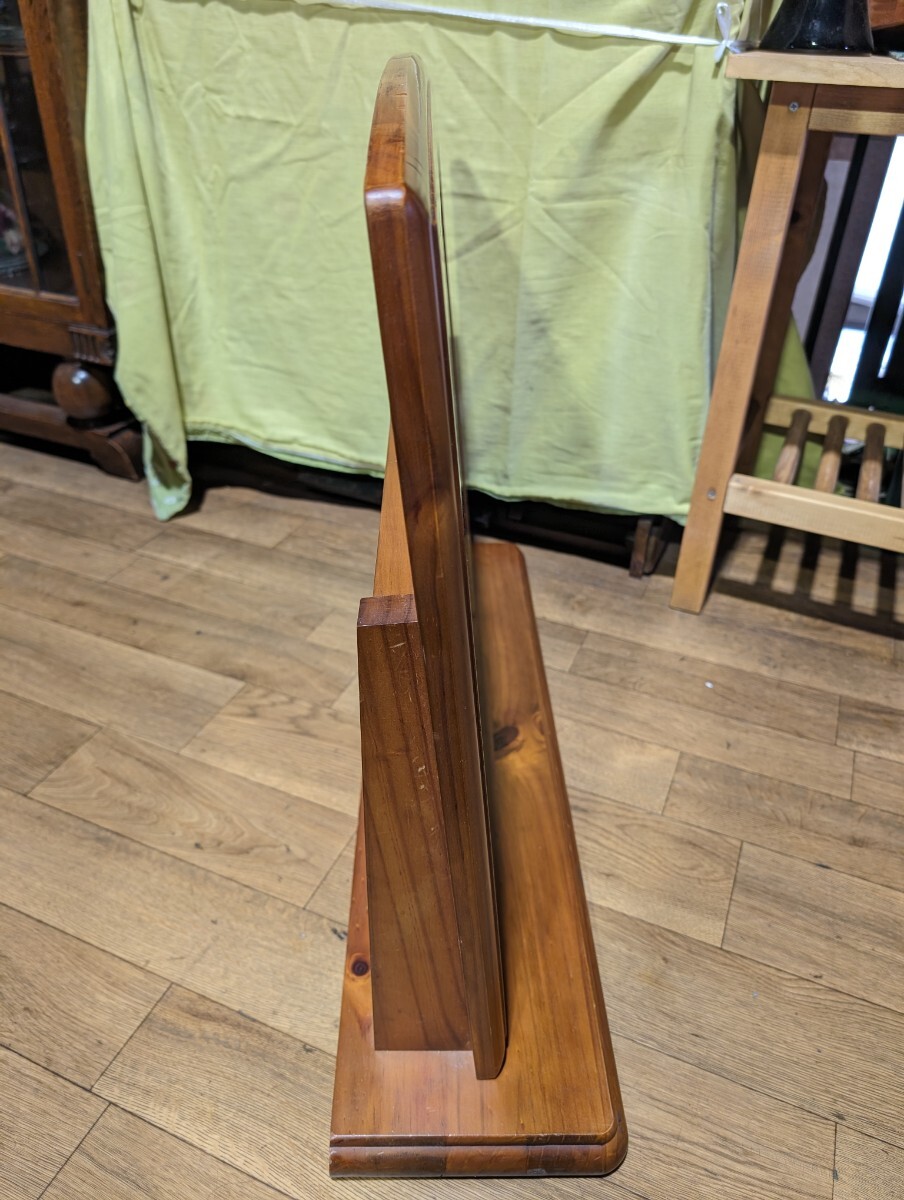 VIRGINIA pine land furniture レトロ ドレッサー 鏡 ミラー 化粧台 卓上鏡 反射鏡 天然木 ナチュラル 無垢 (03256の画像5