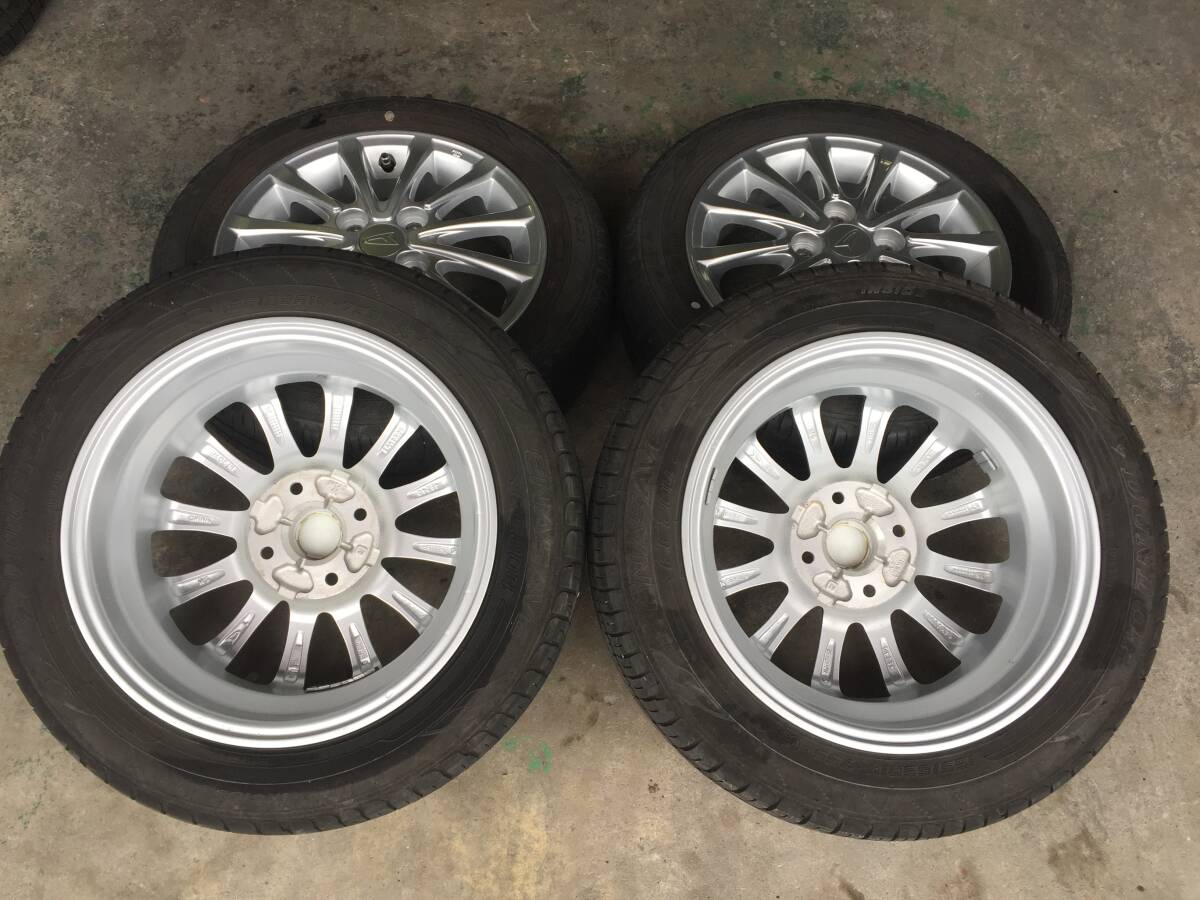 ◆AS305-6◆ダイハツ純正◆ウェイク/ム－ブ等◆14×4.5J+45◆4H100◆2021年製◆DUNLOP◆155/65R14◆4本セット◆中古品◆の画像8