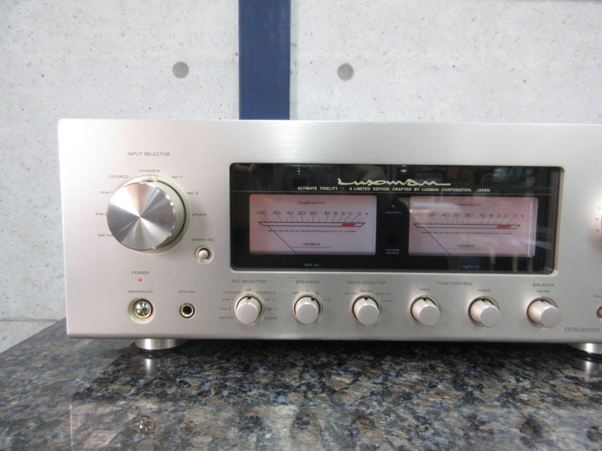 【極美品】LUXMAN プリメインアンプ L-505f ラックスマン_画像3