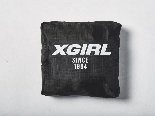 X-girlコンパクトにたためるパッカブル大容量ボストンバッグ(黒)[リップストップ素材で軽量&丈夫]エコバッグ旅行アウトドアスポーツジム_画像3