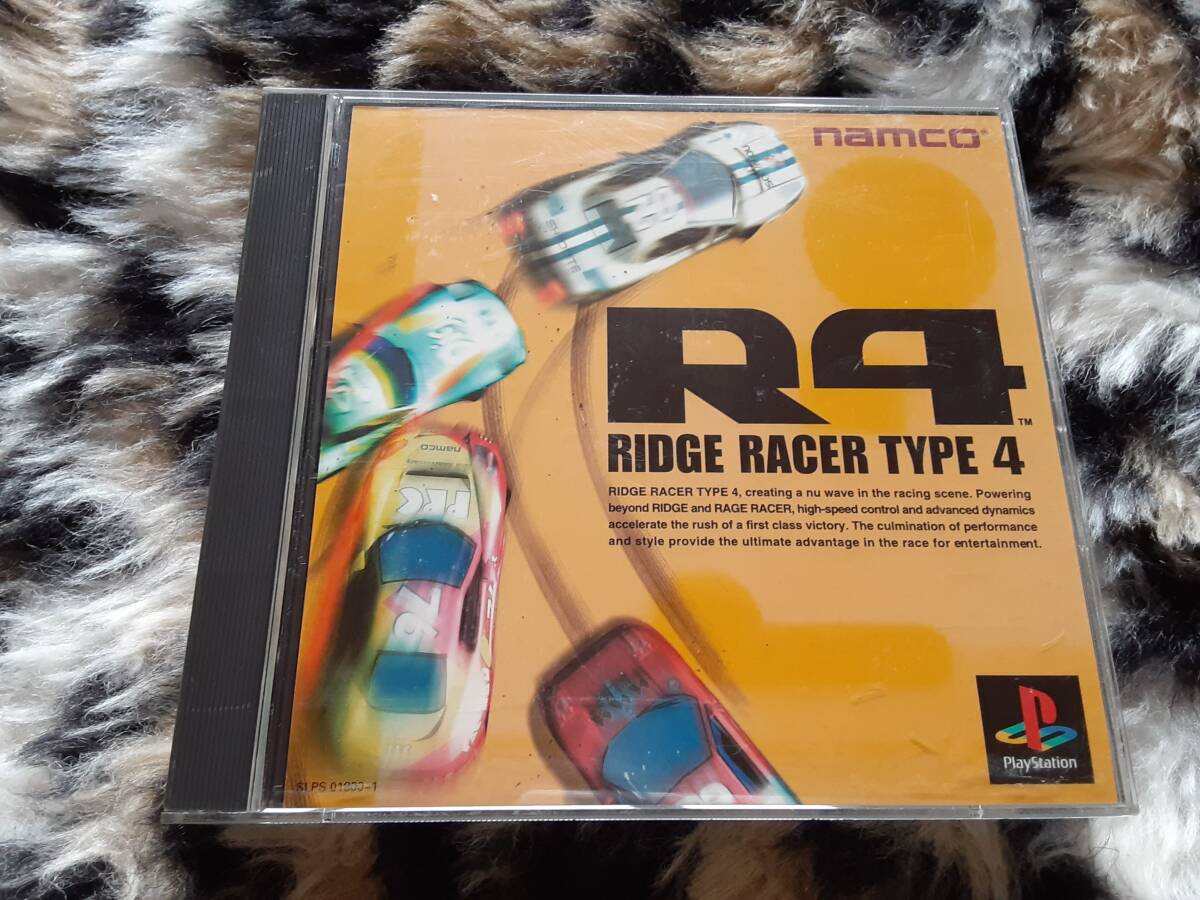 【中古・盤面良好・動作確認済み】PS　R4 RIDGE RACER TYPE 4/R4 リッジレーサータイプ4 　　ハガキあり　同梱可_画像1