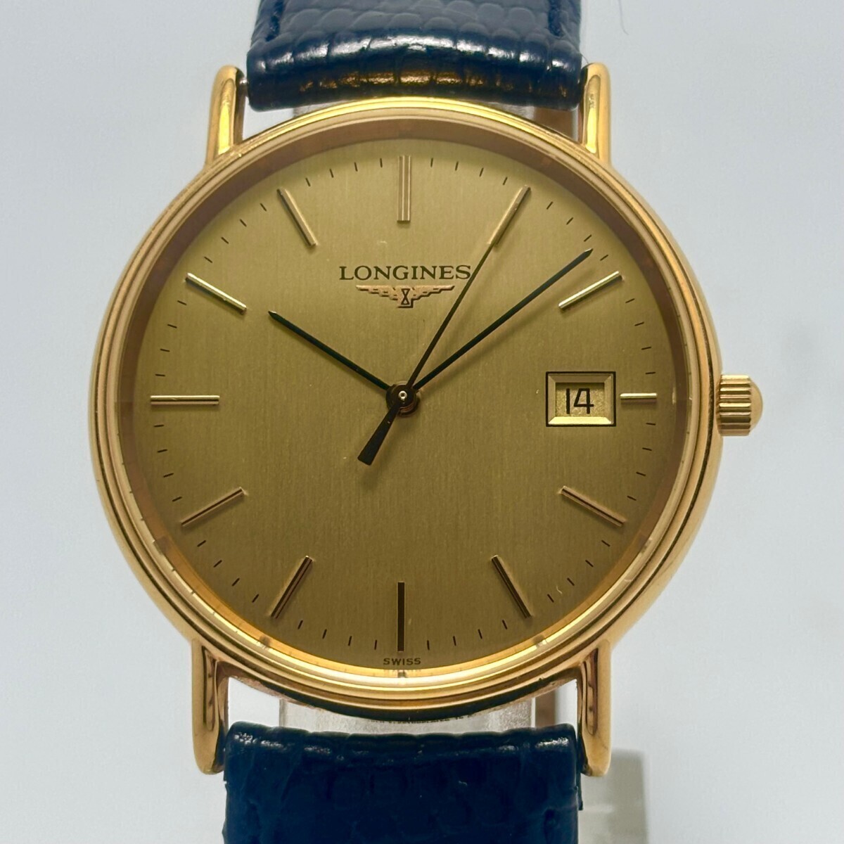 ロンジン美品☆LONGINES ロンジン Grand Classic グランドクラシック デイト 風防傷無 純正バンド 純正尾錠 状態良好 ウォッチ_画像3