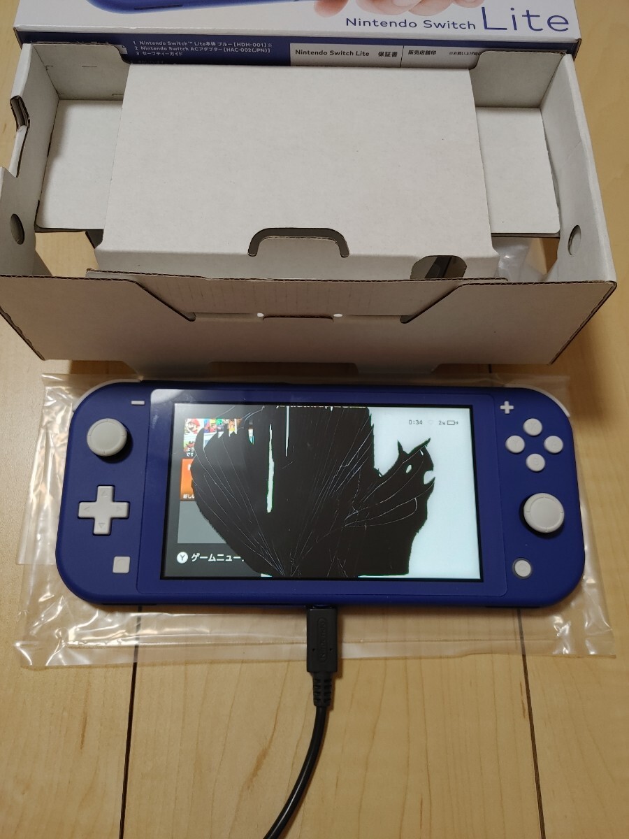 Nintendo Switch Lite ニンテンドースイッチライト ブルー　ジャンク