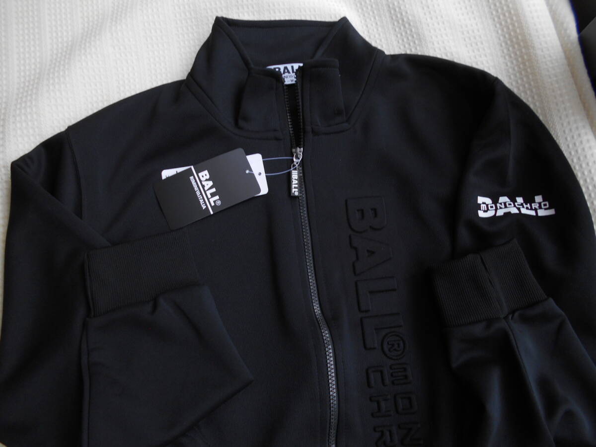 * new work | sense eminent![ BALL / ball ] long sleeve!3D Logo | design | full Zip ~JKT*BK/LL