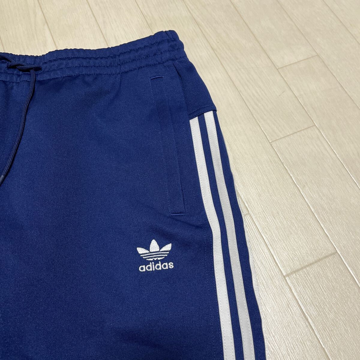 11★ adidas originals アディダスオリジナルス クラシック スリーストライプ 7/8 ジャージ パンツ ボトムス L メンズ ブルー_画像3