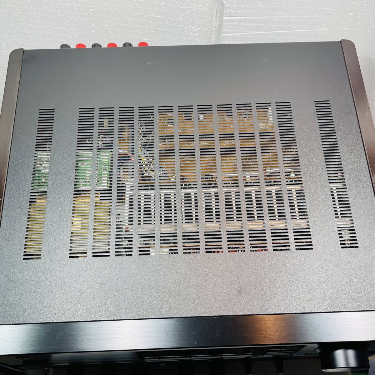 AV amplifier SANSUI INTEGRATED AV SURROUND AMPLFIER AU-V7000 Surround amplifier operation goods record sound out has confirmed USED goods connection verification only 