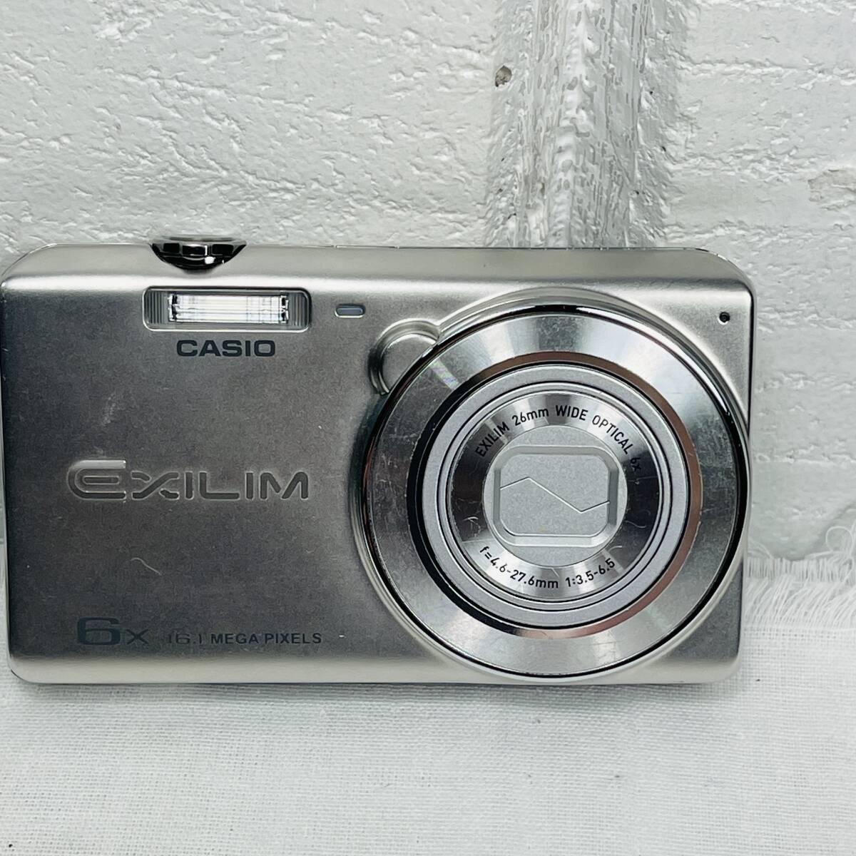 CASIO カシオ EXILIM（エクシリム） EX-ZS29SR コンパクトデジタルカメラ シルバー 動作確認済み F-001AS USED品 1円スタート_画像1