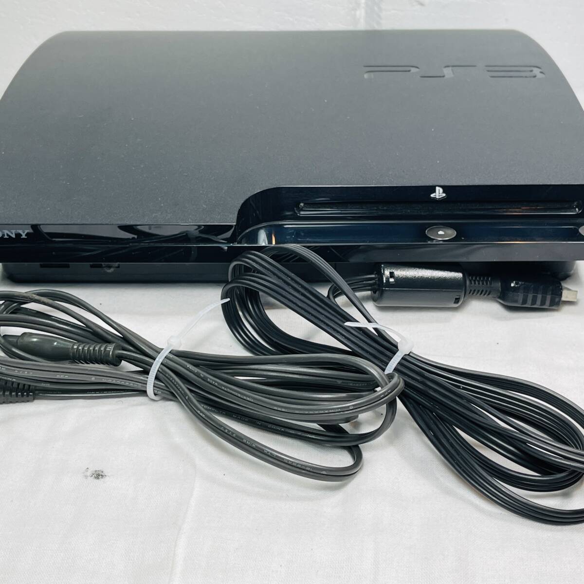 PS3 プレイステーションⅢ SONY ソニー CECH2000A 初期化済み 通電確認 ネット接続確認済み 120GB USED品 1円スタート_画像2