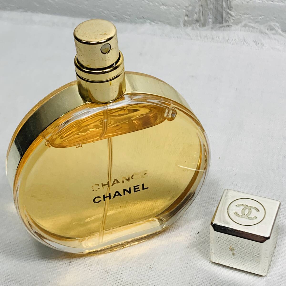 CHANEL シャネル CHANCE チャンス オードゥ パルファム 50ml 香水 USED品 の画像5