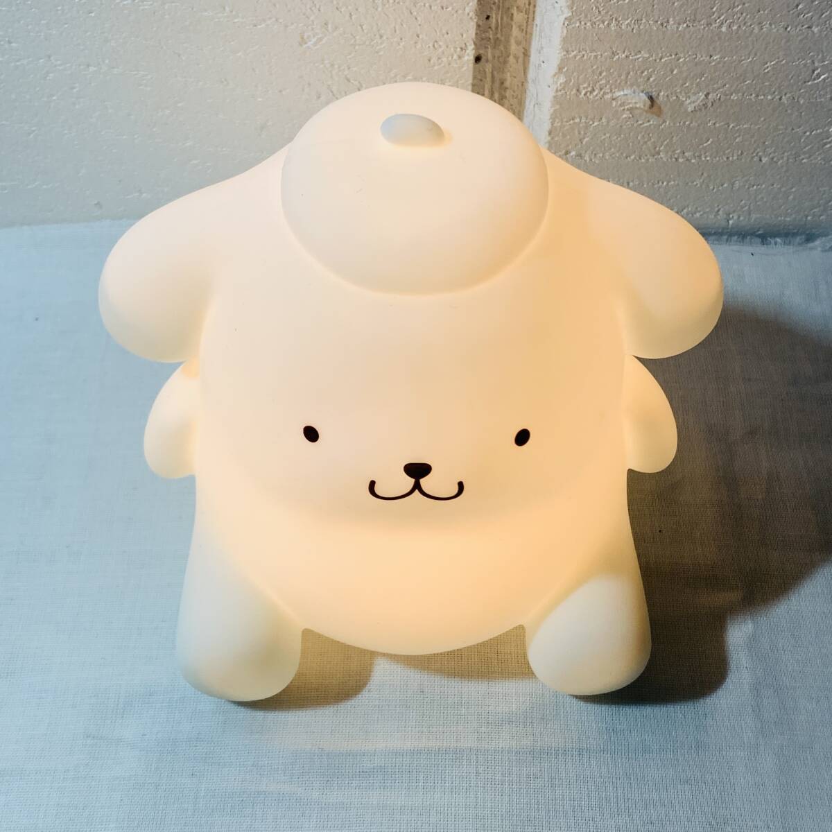 ポムポムプリン まとめ売り 13点（ぬいぐるみ ポーチ タオル キーホルダー ライト 手鏡 カチューシャ） USED品 1円スタート _画像3