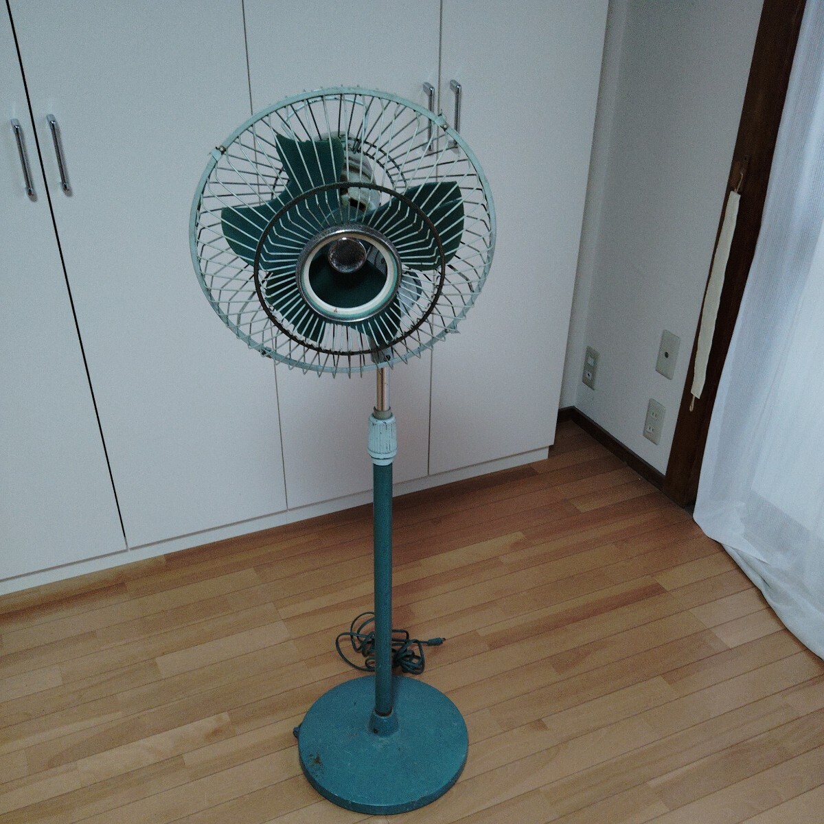  Showa Retro electric fan Mitsubishi MITSUBISHI stand fan 30cm electric fan [S30-B]