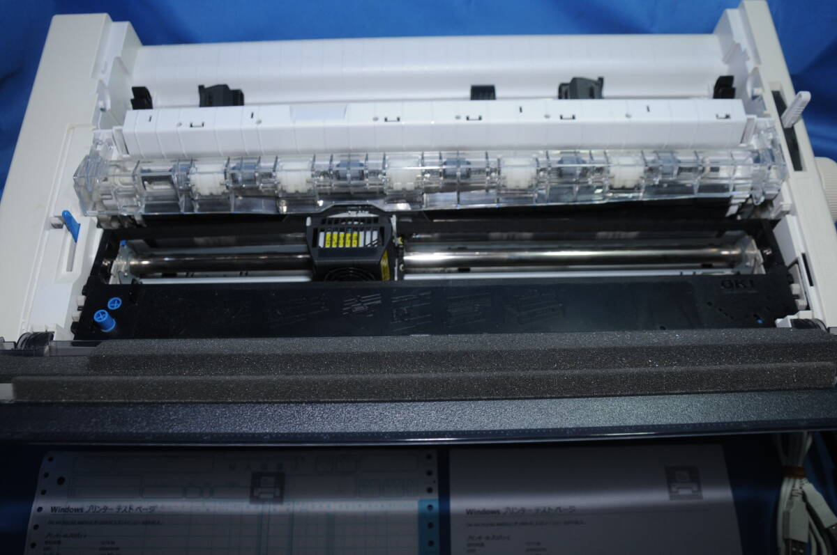 即納） OKI MICROLINE 8460HU2 ドットプリンター 複写伝票に　ACケーブル・USBケーブル付属 　(注)難あり_画像6