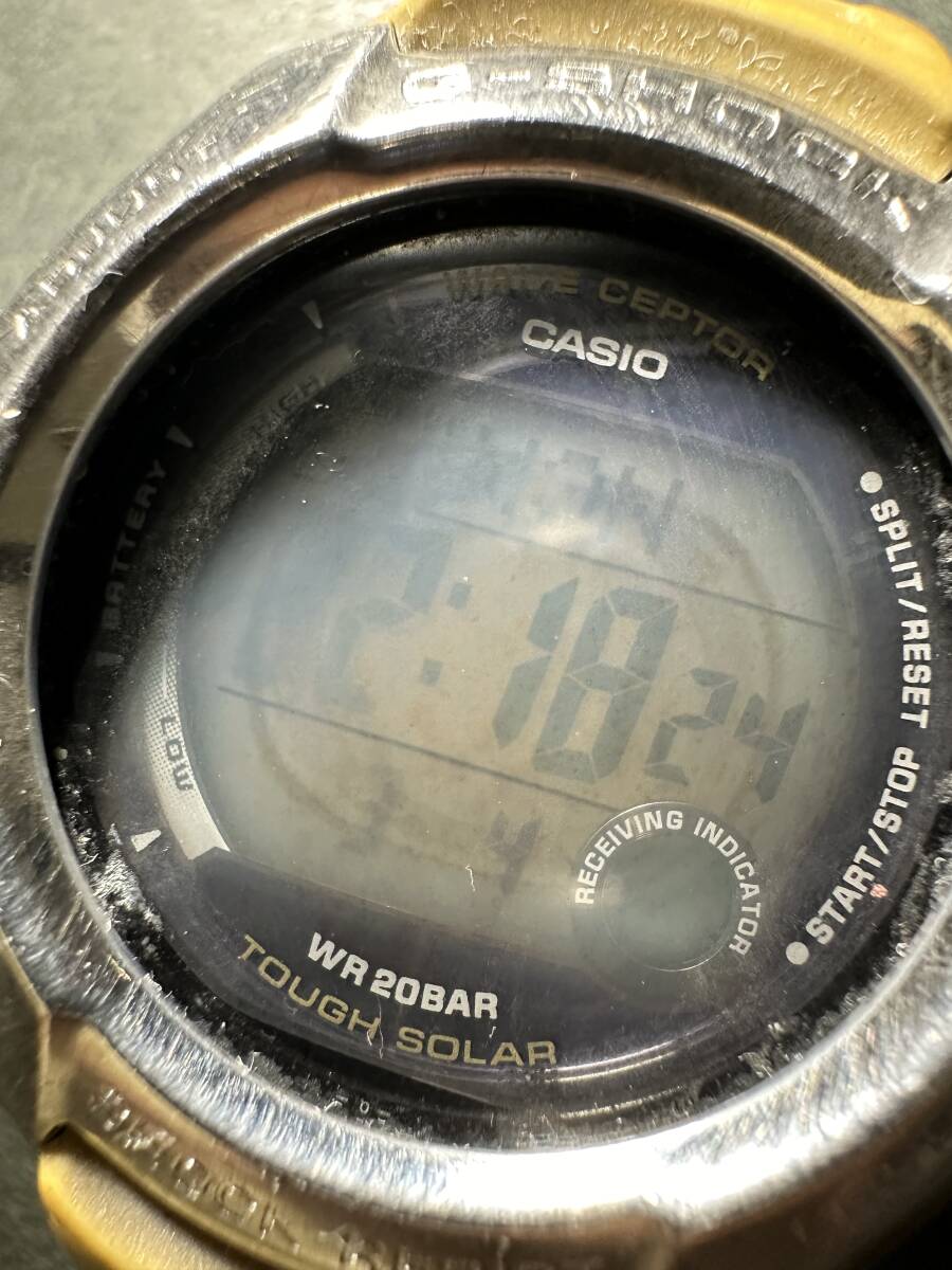 ★コレクター必見！！ CASIO G-SHOCK カシオ ジーショック タフソーラー メンズ 腕時計 GWー700DJ シルバー ビンテージ 時計 動作品 G287の画像4