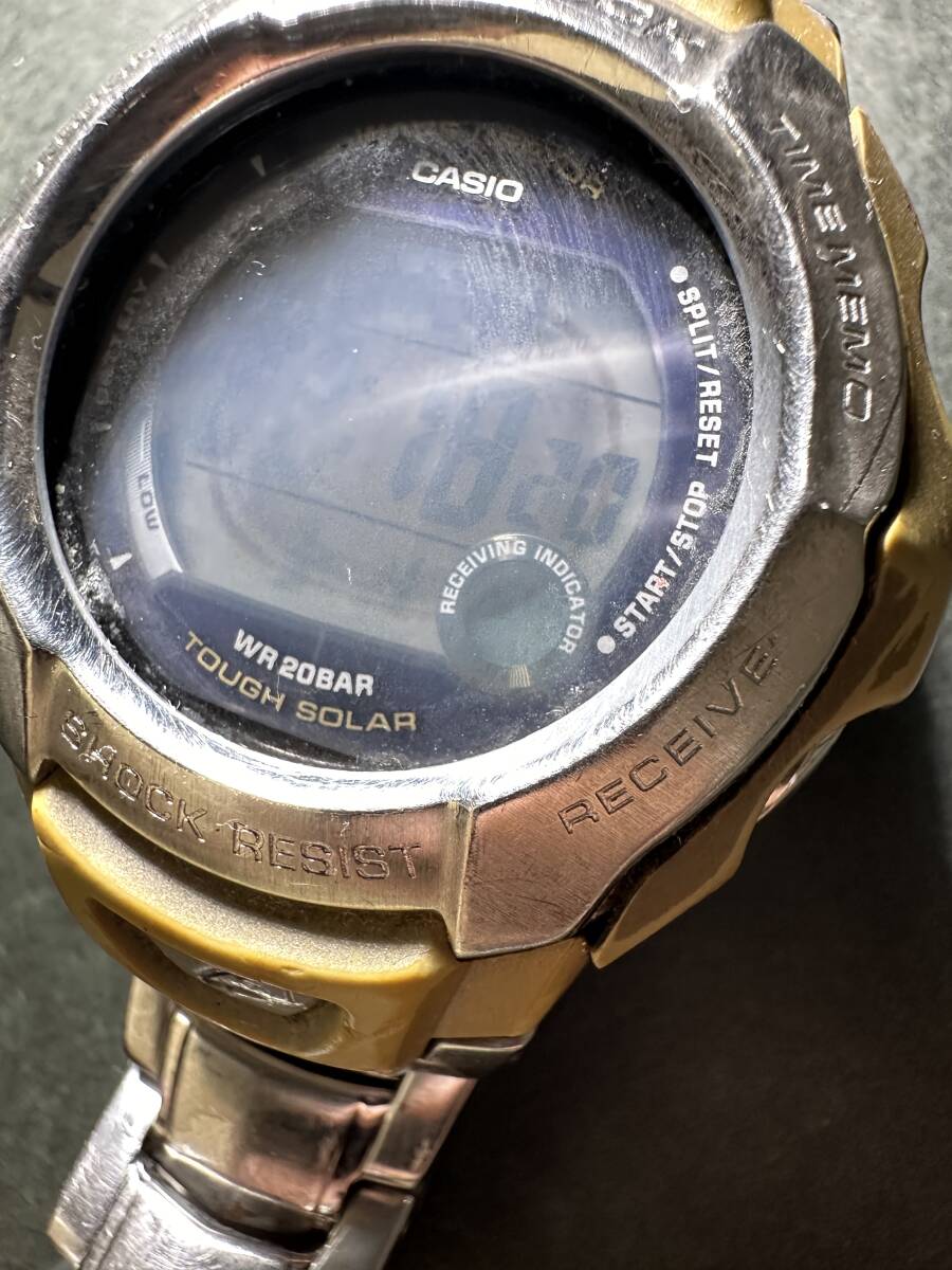 ★コレクター必見！！ CASIO G-SHOCK カシオ ジーショック タフソーラー メンズ 腕時計 GWー700DJ シルバー ビンテージ 時計 動作品 G287_画像3