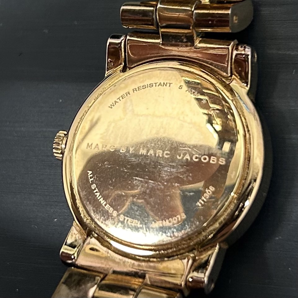 ★☆マークバイマークジェイコブス ラウンド MBM3078 クォーツ レディース 腕時計 MARC BY JACOBS #3409☆★_画像6