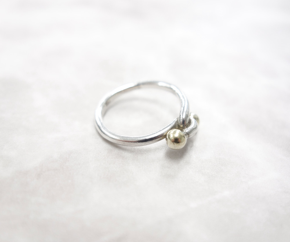 Tiffany & Co ティファニー リング 指輪 silver925 18K 10号の画像4