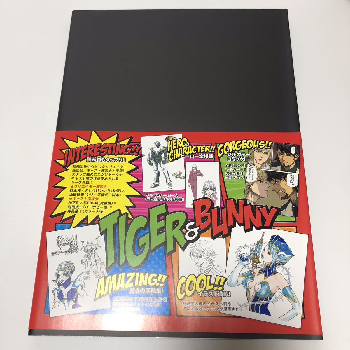 送料無料 TIGER & BUNNY 原画 & ラフ画集成 リミテッドバージョン 限定版