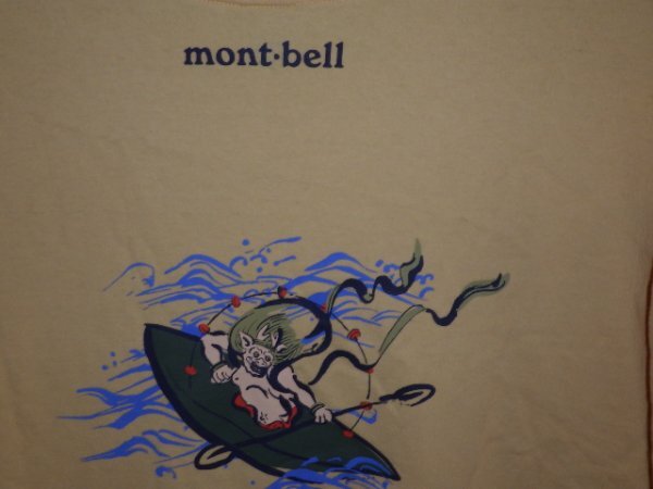 z4536mont-bell★モンベル★プリントTシャツ★サイズM★アウトドア★激安★人気★送料格安の画像5