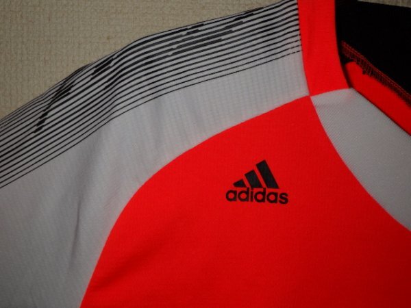 z4554adidas★アディダス★ロゴプリント★長袖Tシャツ★ロンT★サイズL★CLIMALITE★激安★送料格安_画像2