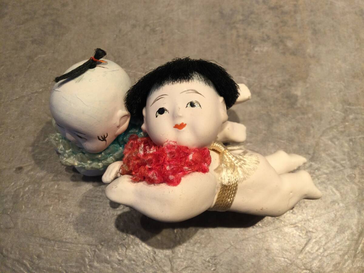  времена предмет Showa Retro высокий высокий кукла младенец 2 пункт куклы ichimatsu керамика фарфор кукла украшение . земля игрушка старый дом поставка со склада античный произведение искусства поставка со склада 