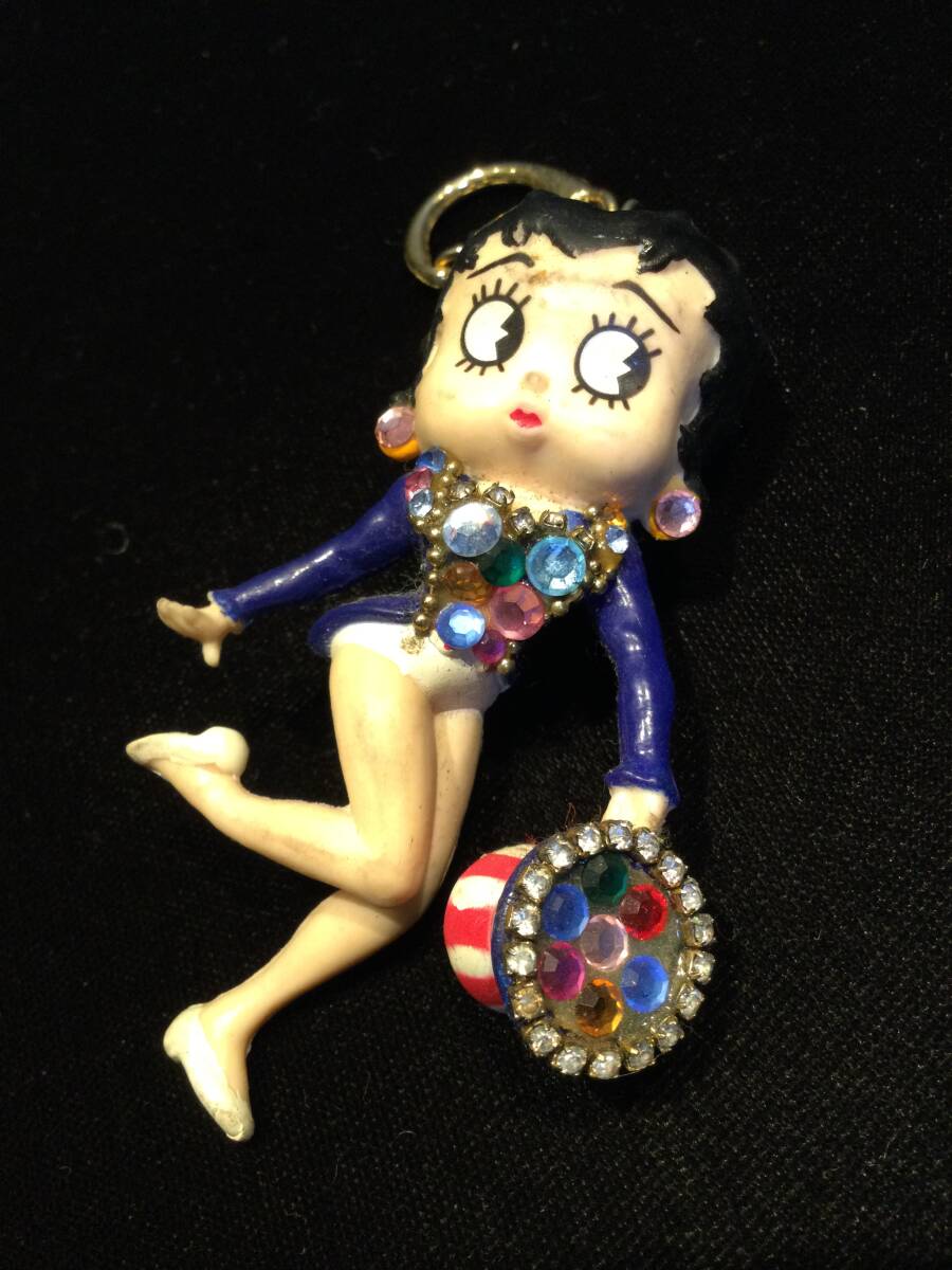  подлинная вещь beti Chan фигурка брелок для ключа BETTY BOOP брелок для ключа аксессуары античный Vintage 