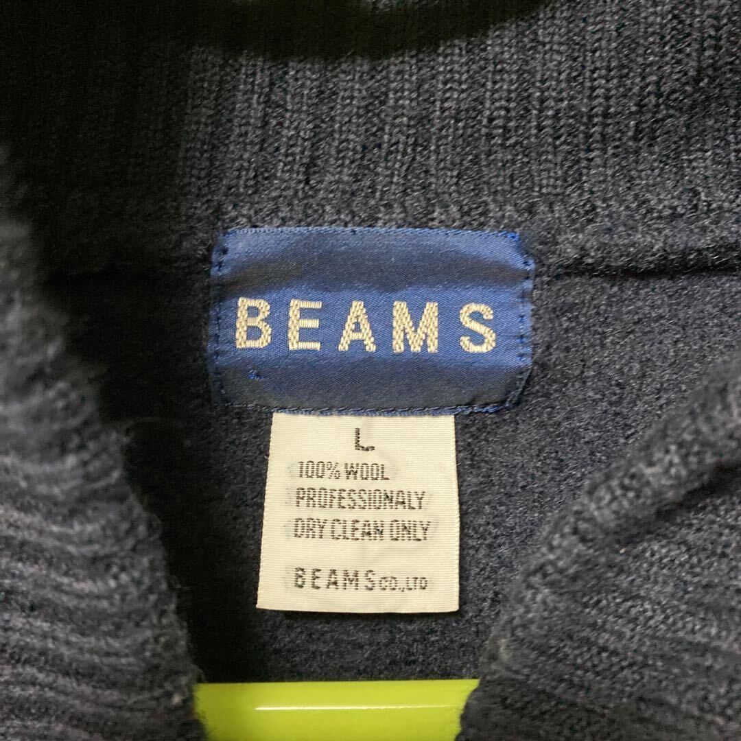 BEAMS 100% wool the best navy blue navy used 
