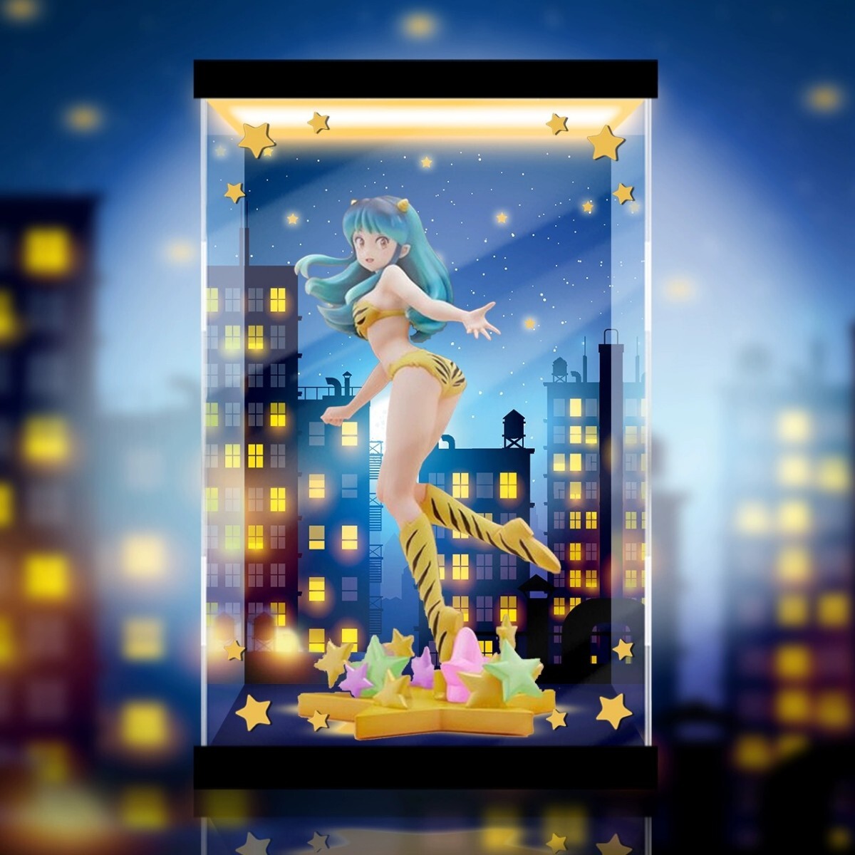 TVアニメ「うる星やつら」ラム 1/7スケール ANIPLEX アニプレックス ☆専用☆ フィギュアケース LED アクリル 展示 ショーケース