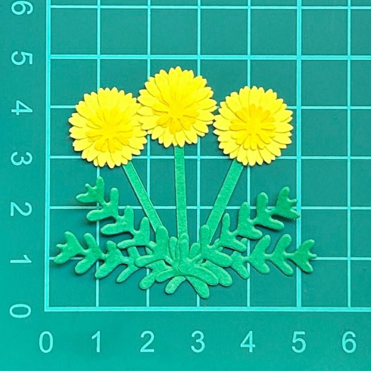 C-041 たんぽぽ お花 クラフトパンチ ペーパークラフト ペーパー C-041 たんぽぽ お花 クラフトパンチ ペーパークラフト ペーパー