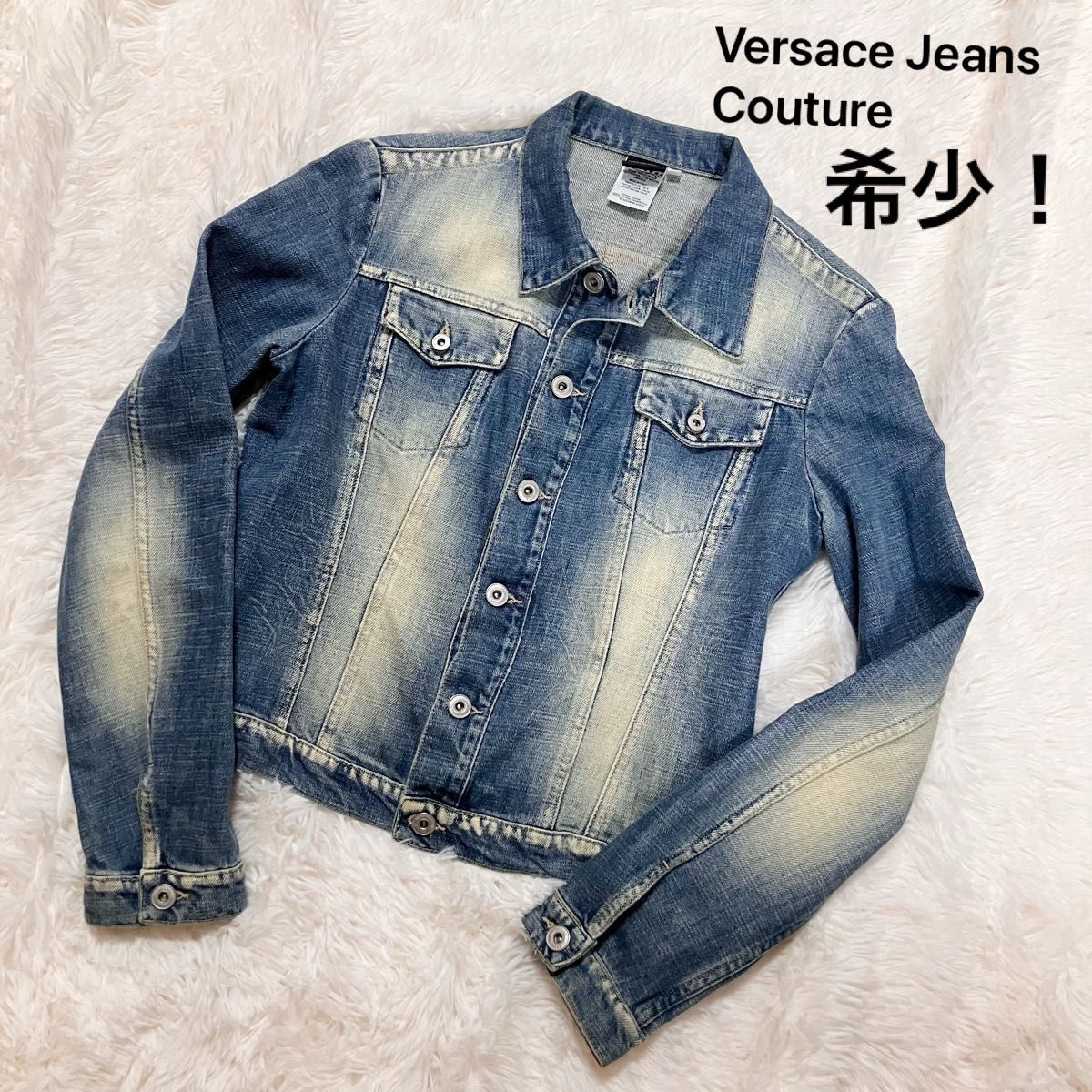 Versace Jeans Couture 美品 希少　ヴェルサーチェ　ジーンズ　クチュール　Gジャン　デニムジャケット 
