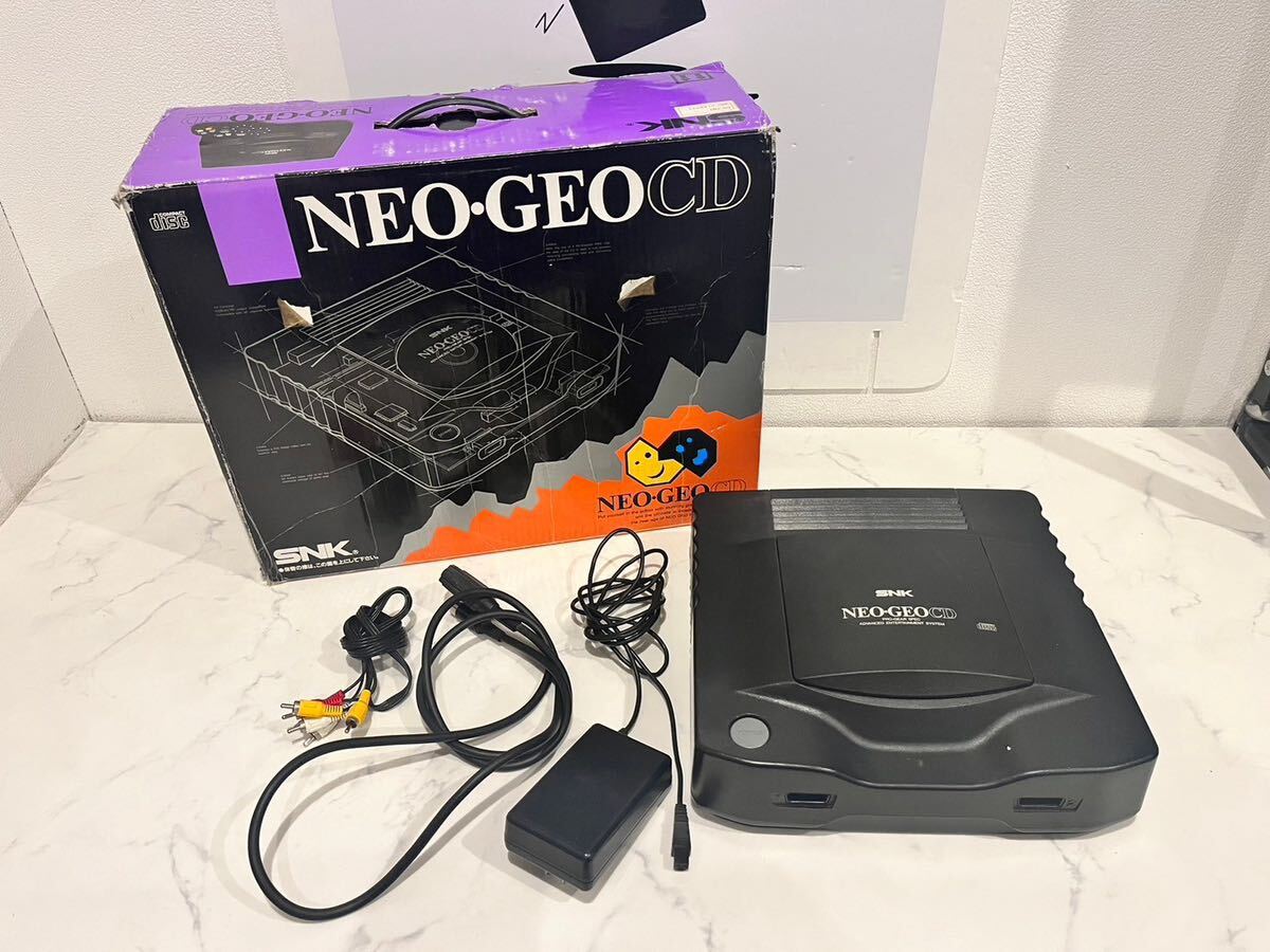 【中古】レトロゲーム機 NEOGEO-CD SNK CD-T01 ネオジオCD 希少 【札TB02】