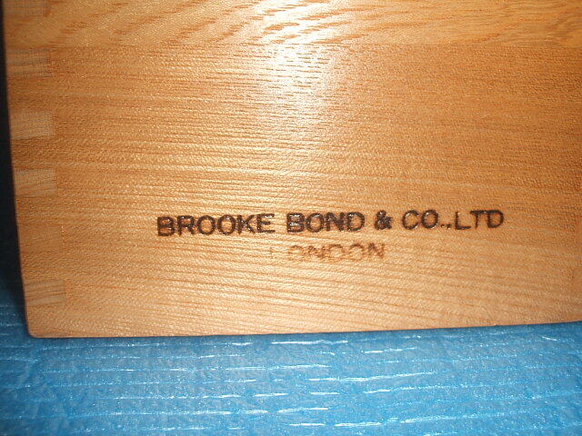 レア！BROOKE BOND'S F.EVANS ブルックボンド の紅茶葉の木箱の画像5