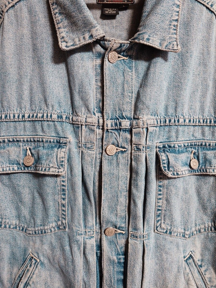 RRL 90s 三ツ星タグ デニムジャケット ジャケット L 2nd RRL 90s 三ツ星タグ デニムジャケット ジャケット L 2nd