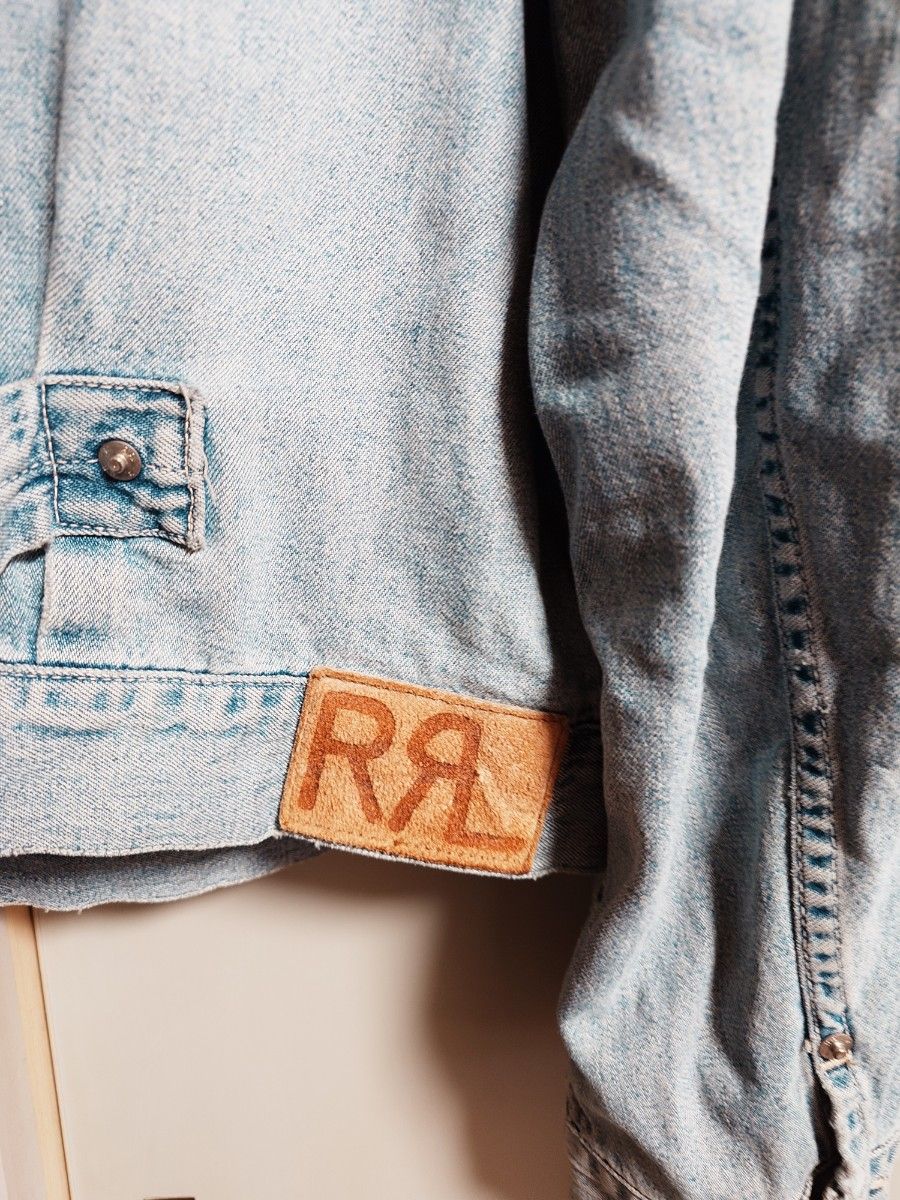 RRL 90s 三ツ星タグ デニムジャケット ジャケット L 2nd RRL 90s 三ツ星タグ デニムジャケット ジャケット L 2nd