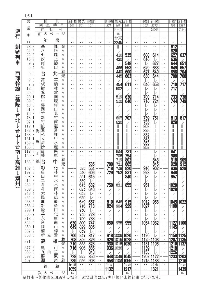 袖珍台湾時刻表 Vol.8 2024年2月号 [12/20改正ダイヤ]_画像4