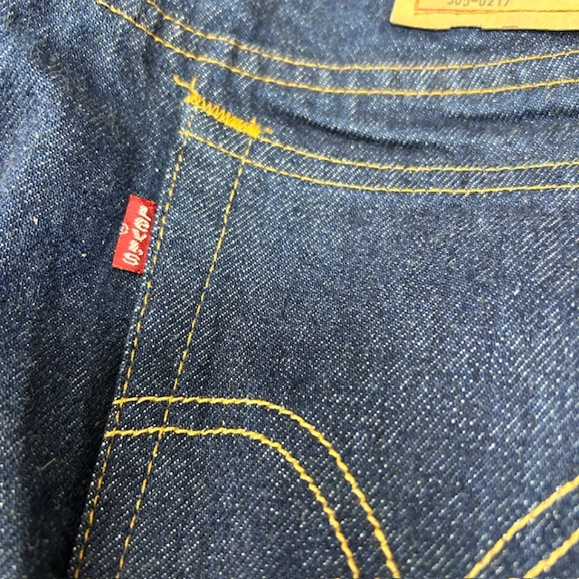 美品 80s 80年製 Levis 505 デニムパンツ 32 濃紺ミント 極東 美品 80s 80年製 Levis 505 デニムパンツ 32 濃紺ミント 極東