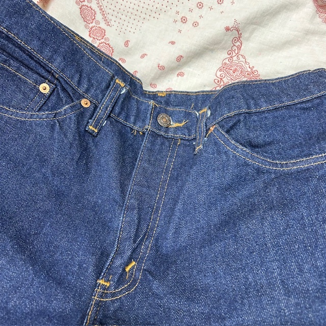 美品 80s 80年製 Levis 505 デニムパンツ 32 濃紺ミント 極東 美品 80s 80年製 Levis 505 デニムパンツ 32 濃紺ミント 極東