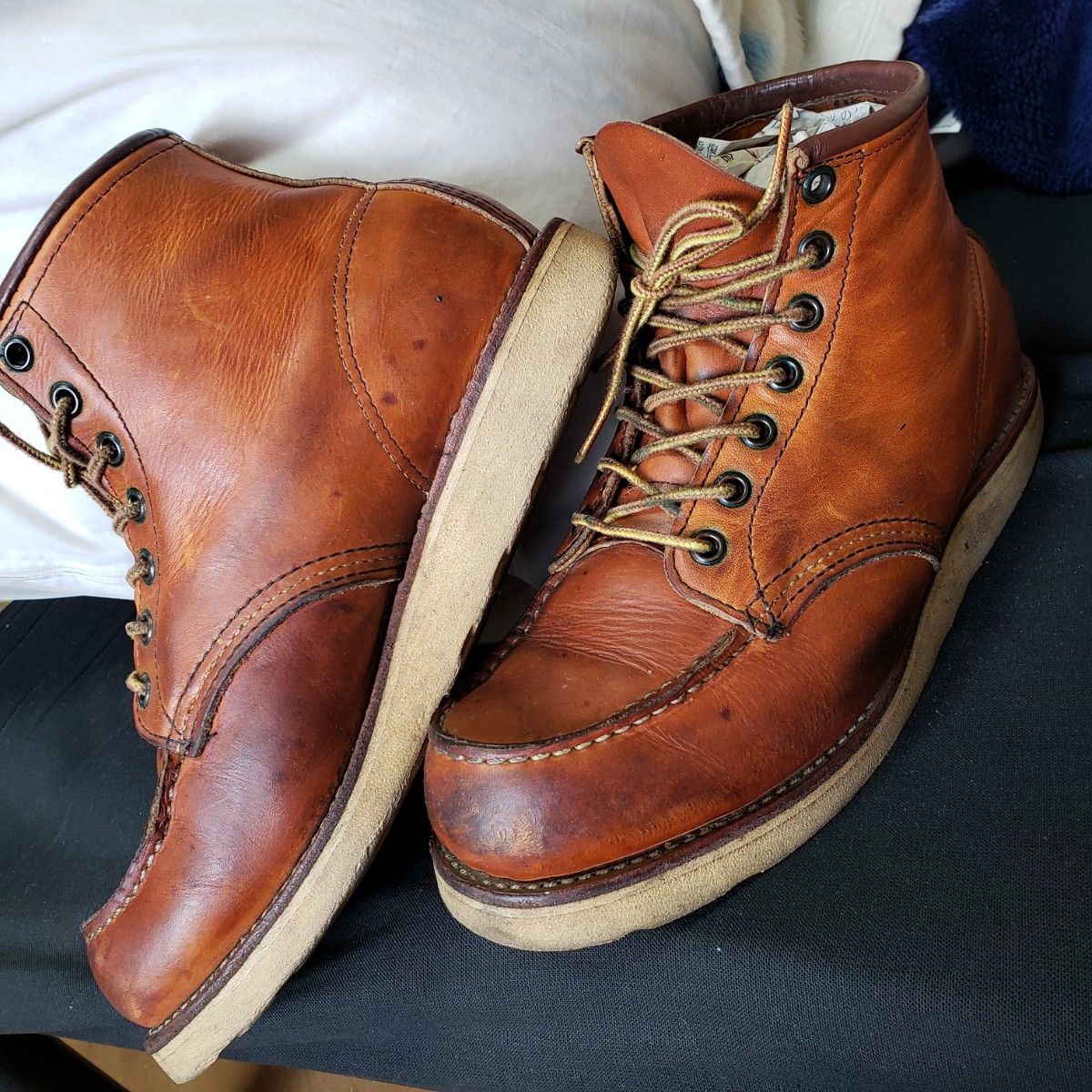 vintage ヴィンテージ 羽タグ REDWING レッドウィング 875 アイリッシュセッター 皮革 IRISH SETTER