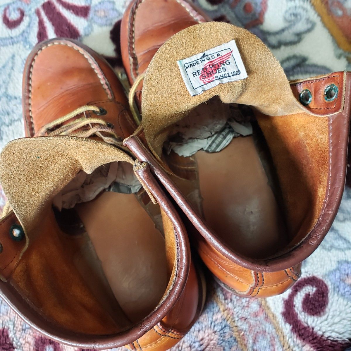 vintage ヴィンテージ 羽タグ REDWING レッドウィング 875 アイリッシュセッター 皮革 IRISH SETTER