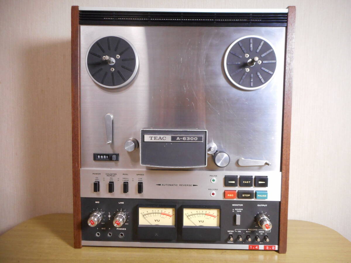 TEAC A-6300 要修理品_画像2