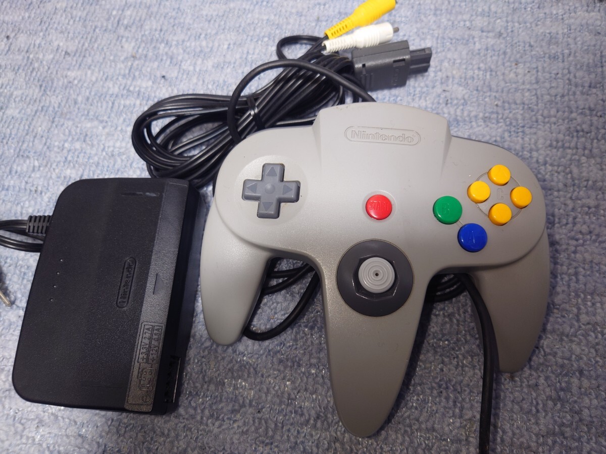 【動作確認済】ニンテンドー64本体セット メモリー拡張パック付/Nintendo64+expansion packの画像6