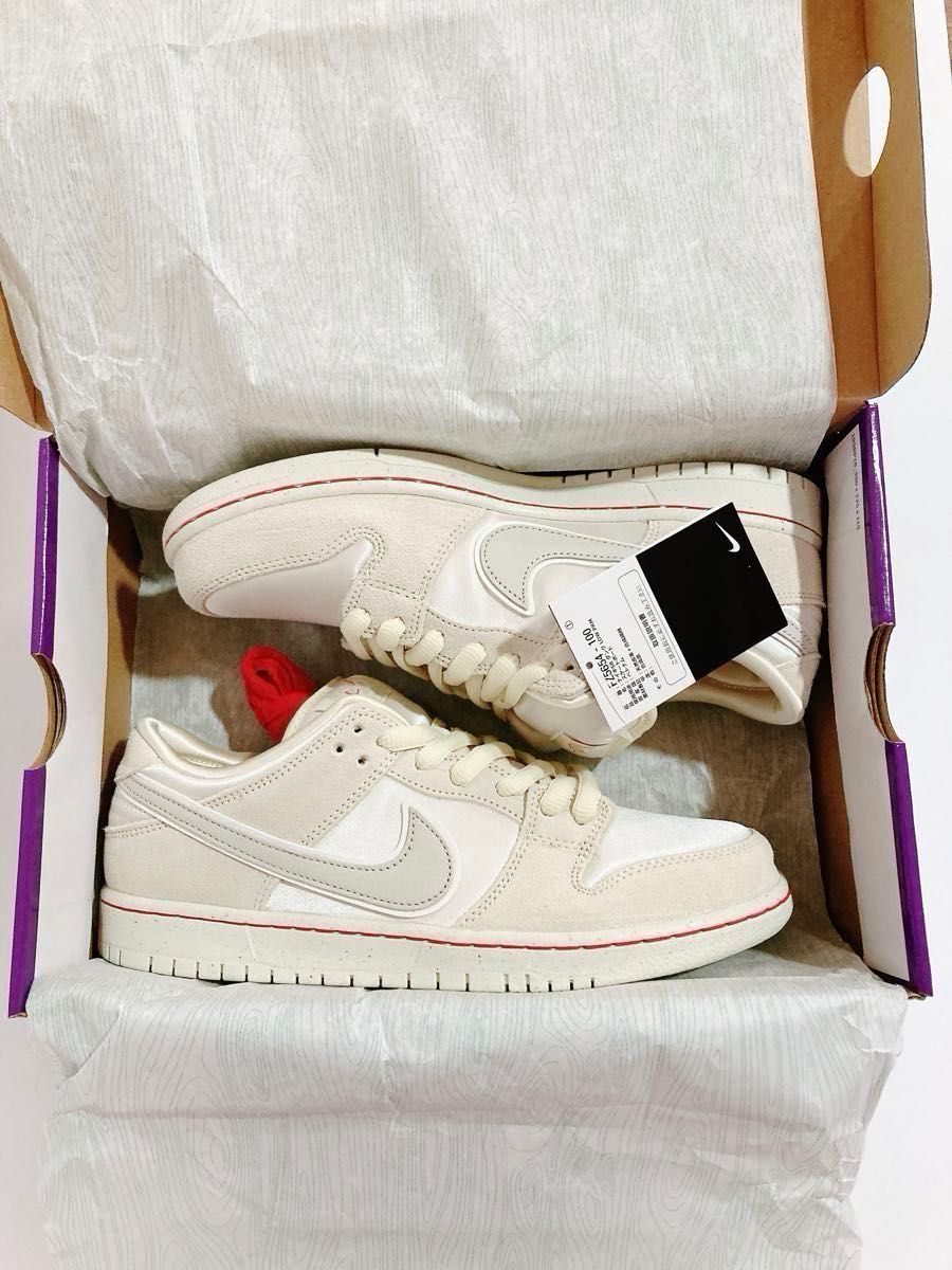 【SALE】【定価割れ】Nike SB Dunk Low PRM City of Love "Sail/White" 新品28.0