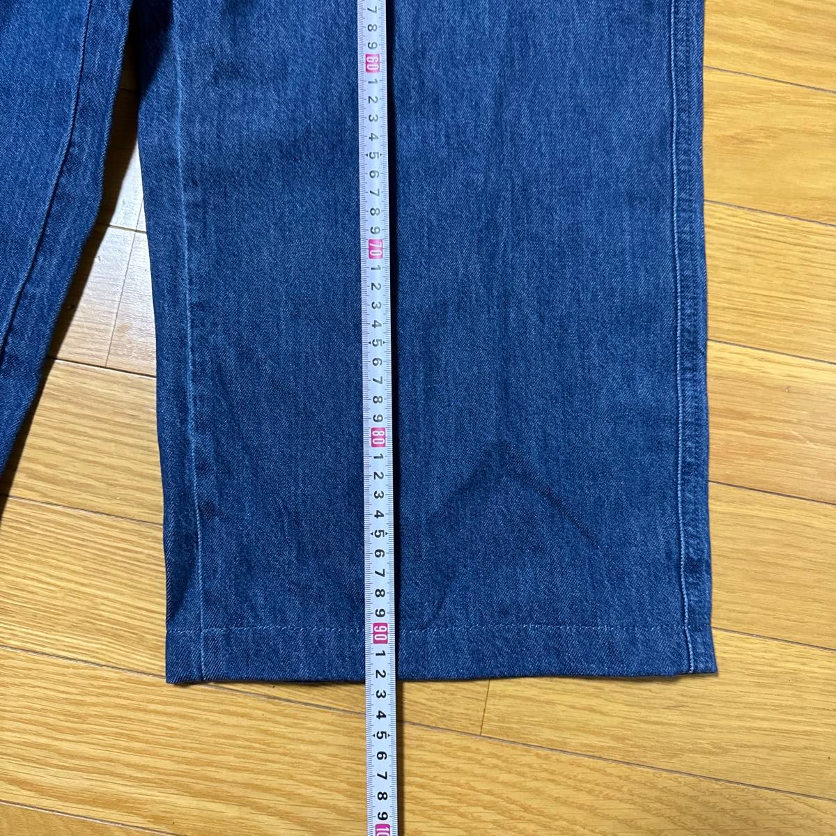 UNIQLO XXL デニムワイドストレートカーゴパンツ　新品