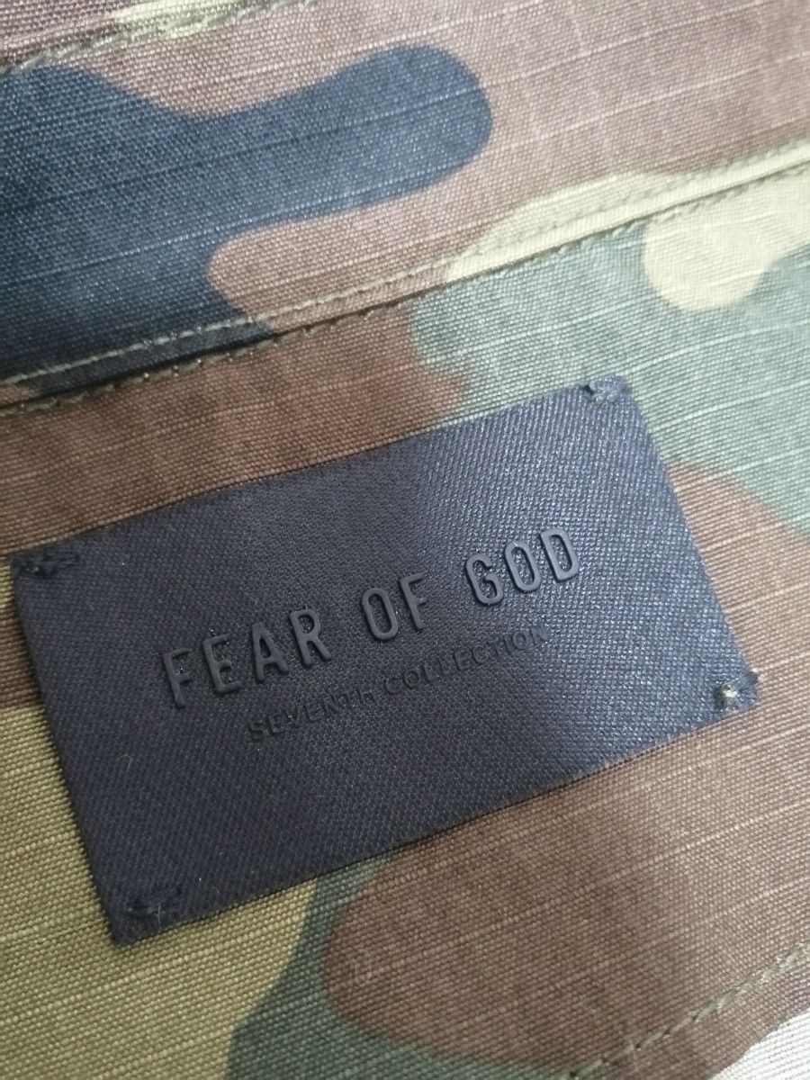 ★新品・メンズ★【FEAR OF GOD 】ミリタリーブルゾン　カモフラ　S　綿