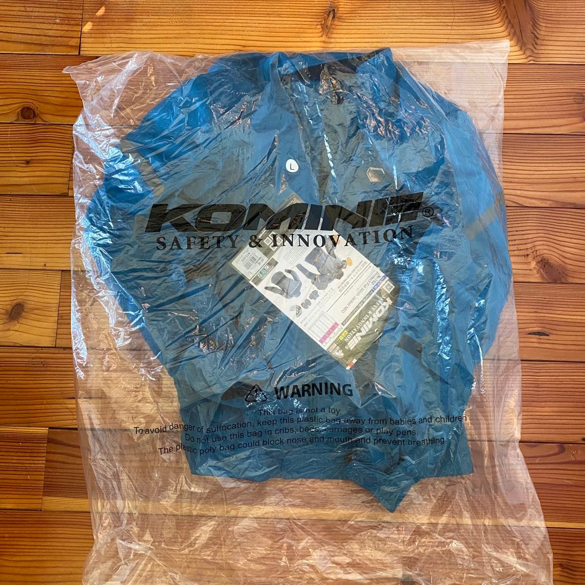 【新品/未使用/タグ付】KOMINE/JK-162 プロテクトフルメッシュジャケットネオ/mallard blue /size:L