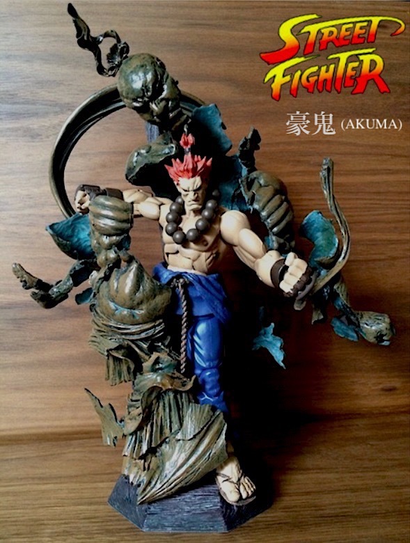 豪鬼 AKUMA STREET FIGHTER アクションフィギュア +『仁王像 豪鬼 AKUMA STREET FIGHTER アクションフィギュア +『仁王像
