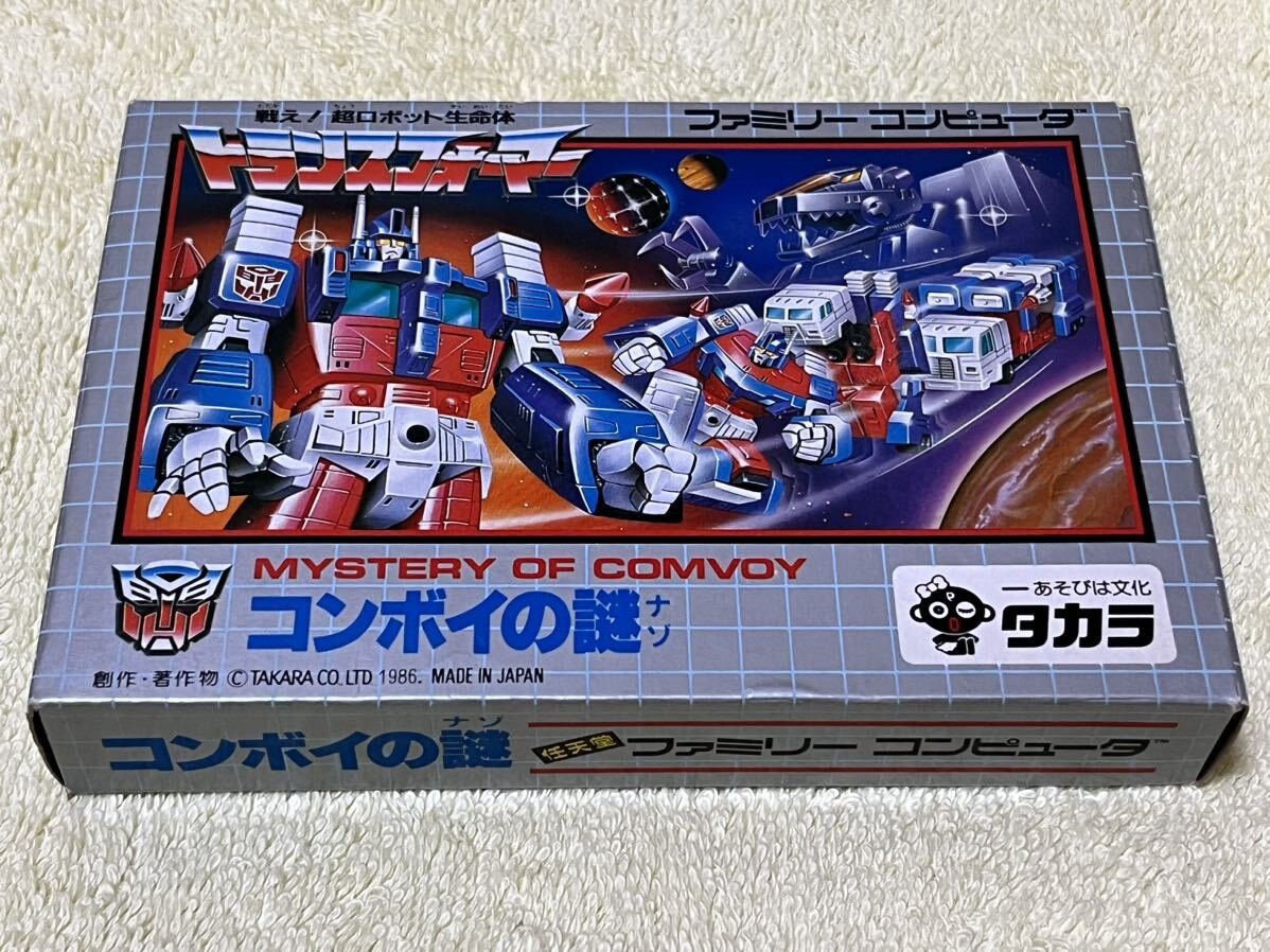 FC トランスフォーマー コンボイの謎 TRANSFORMERS MYSTERY OF COMVOY 完品 ファミコン レトロゲーム_画像1